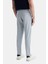 CONNOR Gri Erkek Lastikli Paça Nakış Detaylı Standard Fit Model Eşofman Altı 4
