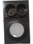 Antrasit Metal Kasa, Çift Prizli, Aç - Kapa Düğmeli, 2,5 Watt Günışığı Ledli Tezgah - Dolap Armatürü 3