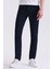 Lacivert Slim Fit Pamuklu Jean Kot Pantolon 1