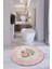 Coco Dijital Çap 100 Cm Banyo Halısı 1