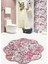 Rosa Pink Shape Djt 140 cm Banyo Halısı 1