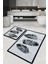 Hoja Banyo Halısı 2'li Set 60x100 Cm - 50x60 Cm Djtbanyo 1