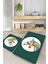 Horse Djt 2 Lı Set Banyo Halısı Banyo Paspası 1