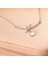Xoxo Kolye Tiffany Model X Uçlu Zirkon Taşlı Çelik Silver 45+5 cm 5