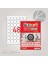 32,5 mm Oval Kesim A4 Stıcker Lazer Etiket 1