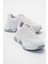 Bağcıklı Kadın Spor Ayakkabı Beyaz Beyaz 1