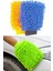 Makarna Mikrofiber Şönil Temizlik Eldiveni ( 1 Adet ) Mop ve Araba Yıkama Kurulama Çift Taraflı 3
