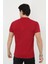 Erkek Yakalı Slim Fit Pike Çizgili T-Shirt - Kırmızı 2