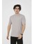 Bisiklet Yaka Slim Fit T-Shirt- Taş 1