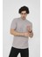 Bisiklet Yaka Slim Fit T-Shirt- Taş 3