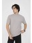 Bisiklet Yaka Slim Fit T-Shirt- Taş 2