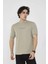 Bisiklet Yaka Slim Fit T-Shirt- Açık Yeşil 4