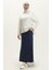 Beli Bağlamalı Cepli Spor Etek - 00152 - Indigo 2