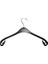 Siyah Elbise,t-Shirt Askısı Kıyafet Askısı 43 cm 20 Adet 1