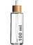 100 cc Şeffaf Damlalık Beyaz Ahşap Bambu Sızdırmaz Kapaklı 100 ml Dropper Cam Serum Şişesi 1 Adet 1