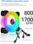 Coolmoon YUHUAN12CM Argb Kasa Fanı - 120MM Pc Fan - 5V 3pin Pwm Bağlantı 4