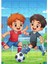 Ahşap Mdf Puzzle Yapboz Futbol Oynayan Çocuklar 50 Parça 35 x 50 cm 1