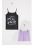 Ip Askılı Şortlu Antrasit Renk Kadın Pijama Takımı 1