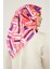 Pembe Fırça Desen Twill Eşarp 1