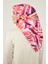 Pembe Fırça Desen Twill Eşarp 3