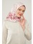 Lila Nostaljik Desen Trend Twill Eşarp 2
