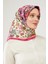 Fuşya Mine Çiçeği Trend Twill Eşarp 2