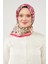 Fuşya Mine Çiçeği Trend Twill Eşarp 3