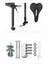 - 10069 Elektrikli Scooter Koltuğu Ayarlanabilir Eyer Seti Darbeye Dayanıklı Bisiklet Koltuk Minderi Yükseltilebilir Indirilebilir Xiaomi M365/PRO, Siyah (Yurt Dışından) 1
