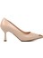 357069 Bej Kadın Taşlı Stiletto 1
