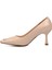357069 Bej Kadın Taşlı Stiletto 2