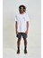 Bisiklet Yaka Breaking Down Baskılı Beyaz Oversize Erkek T-Shirt 4