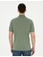 Erkek Haki Slim Fit Merserize Tişört 50288947-VR027 5