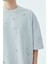 Dıstressed Oversıze T-Shırt-Gri 3