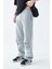 Gri Stoper Paça Oversize Eşofman Alt 2