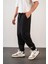 Erkek Relax Fit Kalıp Lastikli Paça Jogger Pantolon 3