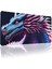 90X40CM Mega Büyük Boy Kaymaz Kauçuk Taban Dikişli Kenar Gaming Oyuncu Mousepad Xxl Ejder 1