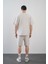 Baskılı Oversize Kalıp Unisex Şort Takım 5