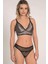 Balensiz Desteksiz Dolgusuz Dantelli Bralet Sütyen ve Slip Takım 4209 1