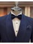 İtalyan kesim slim fit şal yaka kruvaze ceket pantolon damatlık set lacivert T11951 3