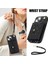 iPhone 14 Plus Destek Çubuğu Kılıfı Card Yuvaları Crossbody Deri+Tpu Telefon Kapağı (Yurt Dışından) 2