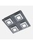 Masiano 1 Siyah Spot 4x LED 1