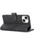 iPhone 15 Plus Deri Flip Cüzdan Kapağı Strap ile (Yurt Dışından) 3