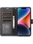 iPhone 15 Plus Deri Flip Cüzdan Kapağı Strap ile (Yurt Dışından) 5