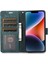 iPhone 15 Plus Deri Flip Cüzdan Kapağı Strap ile (Yurt Dışından) 3