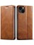 iPhone 15 Manyetik Kılıf Mumsu Doku Pu Deri+Tpu Telefon Stand Kapağı (Yurt Dışından) 2