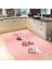 Dijital Baskılı Kaymaz Taban Yıkanabilir Mutfak Halısı Yolluk, V-Mutfak-07-Pembe, 2