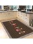 Dijital Baskılı Kaymaz Taban Yıkanabilir Mutfak Halısı Yolluk, V-Mutfak-11-Kahve, 2