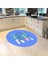 Dijital Baskılı Kaymaz Taban Yıkanabilir Yuvarlak Mutfak Halısı Yolluk, V-Y-Mutfak-30-Mavi, 2