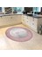 Dijital Baskılı Kaymaz Taban Yıkanabilir Yuvarlak Mutfak Halısı Yolluk, V-Y-Mutfak-12-Pembe, 2