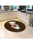 Dijital Baskılı Kaymaz Taban Yıkanabilir Yuvarlak Mutfak Halısı Yolluk, V-Y-Mutfak-05-Kahve, 2